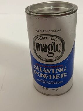 Magic Regular Strength Shaving Powder - Silver & Blue Can